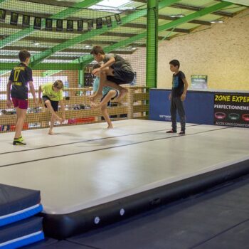 INTBUYING Tapis de Gym Gonflable Air Tumbling Piste pour Gymnastique  Cheerleading Sport Tapis d'exercice avec Pompe 10M 